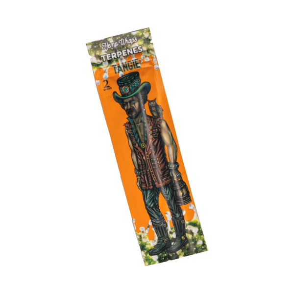 Lion Rolling Circus Hemp Terpene Wrap – Tangie, 2ks | box 25ks