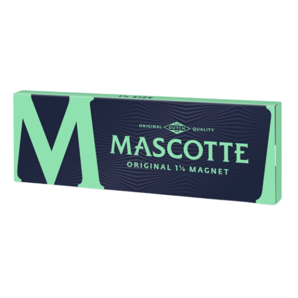Papírky Mascotte Original 1 1/4, krátké, bílé, 50ks v balení s magnetem