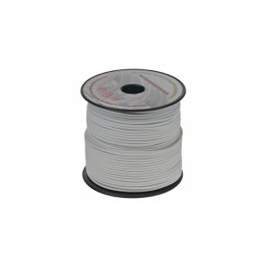 Kabel dvojlinka H05VV-F 2x1 mm bílá barva - 1m - doprodej