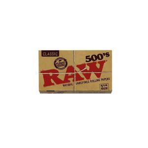 Papírky RAW 1 1/4 krátké, 500ks v balení