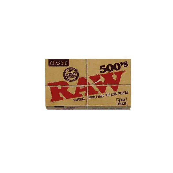 Papírky RAW 1 1/4 krátké, 500ks v balení