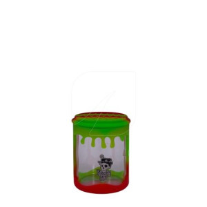 Skleněná nádoba v silikonu Poppins Lab Colour, 100ml