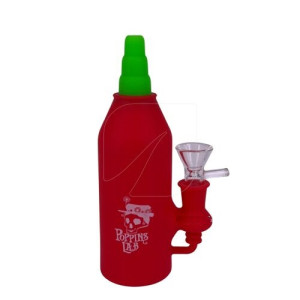 Silikonový bong Poppins Lab Chilli, 16,5cm