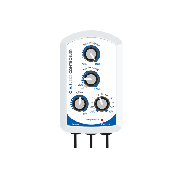 GAS EC2 Fan controller, regulátor otáček pro G.A.S. ventilátory