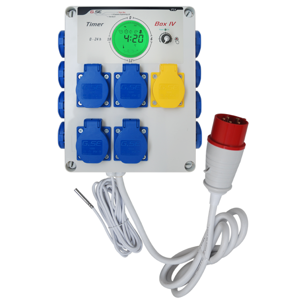 GSE Timer Box IV 12x600W + topení 400V,48A