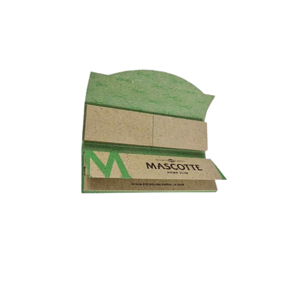 Set Mascotte Organic Hemp - KSS papírky a filtry, 34ks v balení, konopné, box 24ks