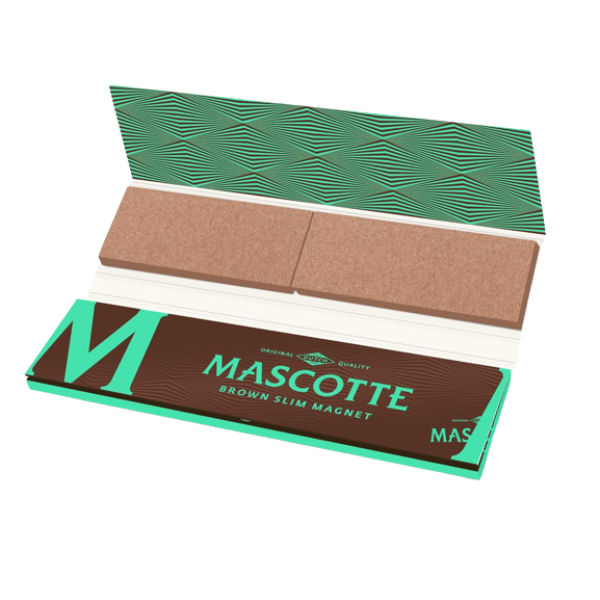 Set Mascotte  Brown - KSS papírky a filtry, 34ks v balení, hnědé, box 26ks