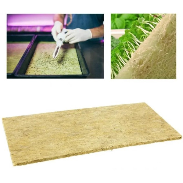 GRODAN Cress Plate Microgreens 49,5x24x1cm, box 95ks