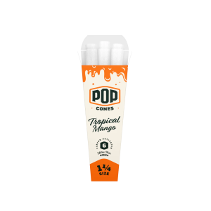 POP Cones 1 1/4 size, Tropical Mango, 6 ks v balení