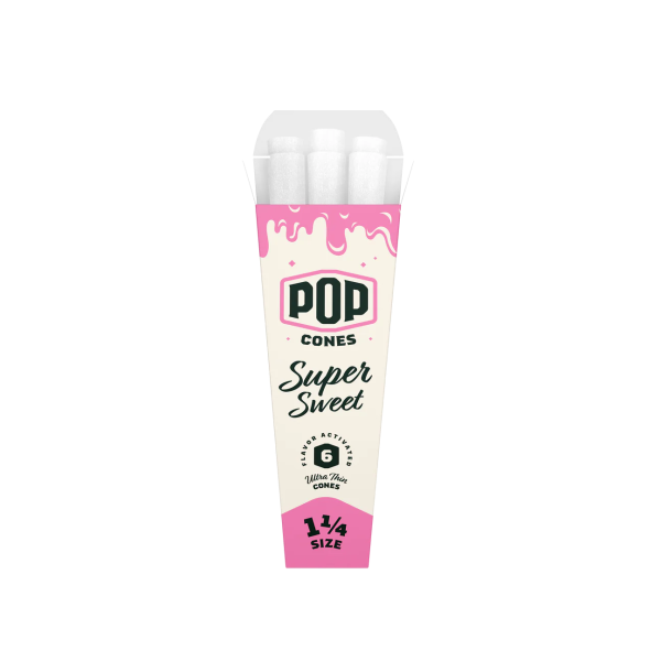 POP Cones 1 1/4 size, Super Sweet, 6 ks v balení