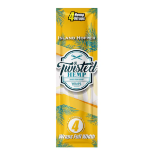 Twisted Hemp Wraps, Island Hopper, 4 ks v balení