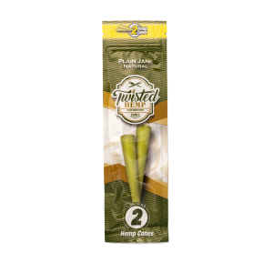 Twisted Hemp Cone, Plain Jane, 2 ks / bal.