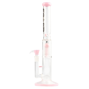 Skleněný bong Grace Glass Limited Edition Pink Barrel Bong, růžový, 42cm