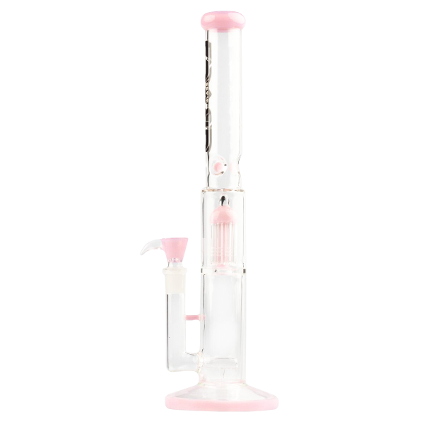 Skleněný bong Grace Glass Limited Edition Pink Barrel Bong, růžový, 42cm