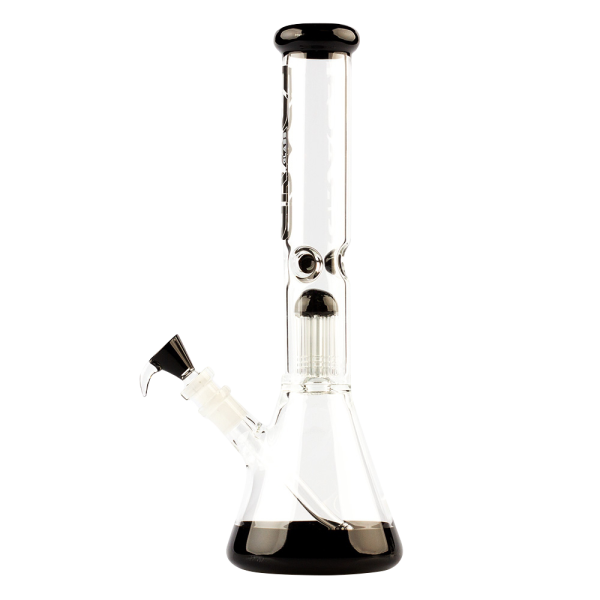 Skleněný bong Grace Glass Limited Edition Black Beaker Bong , černý, 37cm
