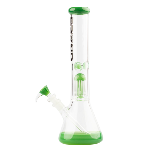 Skleněný bong Grace Glass Limited Edition Green Beaker Bong , zelený, 37cm