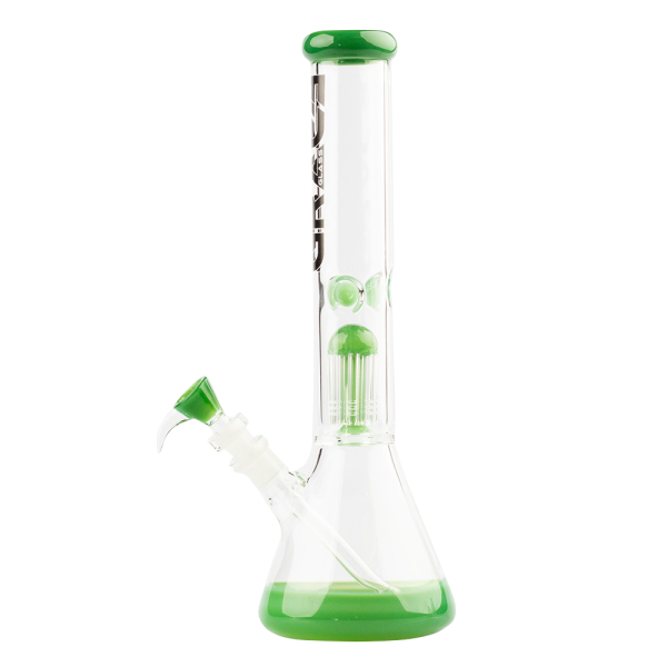 Skleněný bong Grace Glass Limited Edition Green Beaker Bong , zelený, 37cm