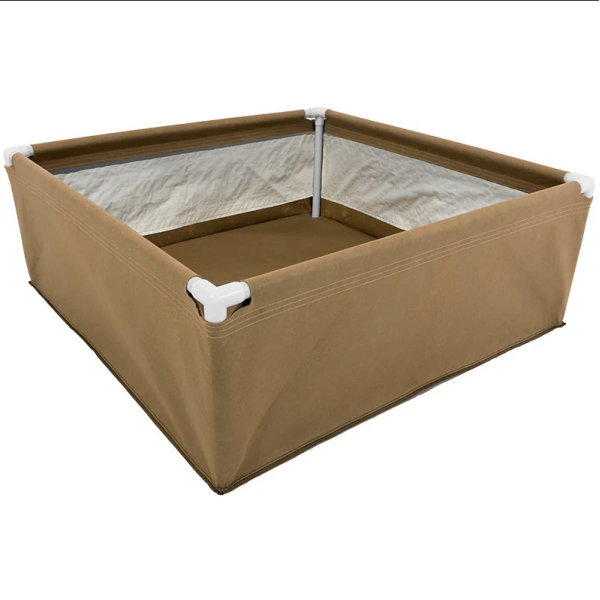 CALI BEDS vel. XL - textilní zvýšený pěstební záhon 120x120x45cm
