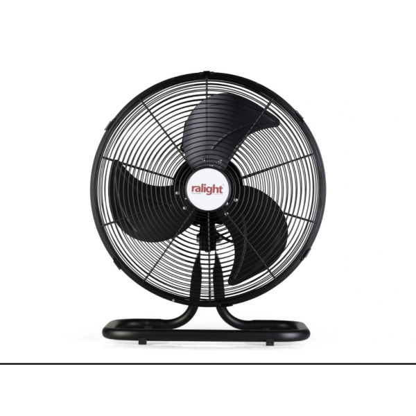 Ventilátor Ralight 50 T-G BLACK podlahový, průměr 50cm