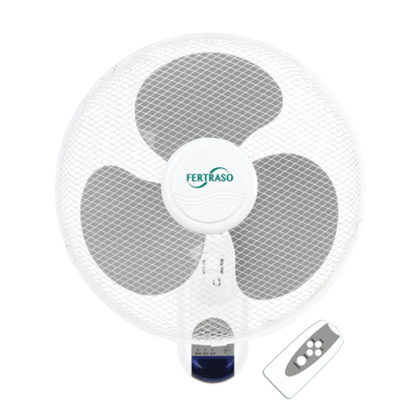Cirkulační nástěnný ventilátor Fertraso, průměr 40cm s dálkovým ovládáním