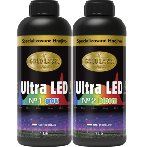 Gold Label Ultra LED no. 1 (grow) & no. 2 (bloom) 5L