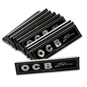 Papírky OCB Black SLIM, 32ks v balení