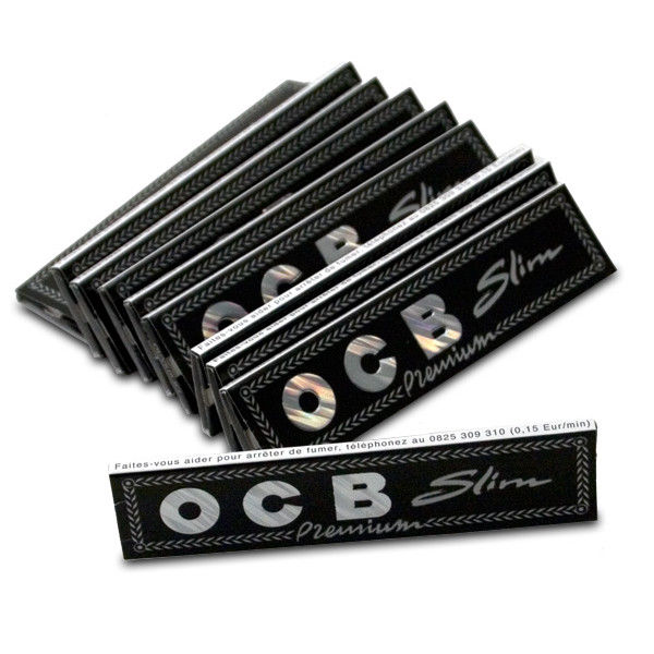 Papírky OCB Black SLIM, 32ks v balení
