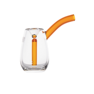 Skleněný minibong MJ Arsenal Bulb Bubbler Amber, oranžový