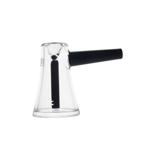 Skleněný minibong MJ Arsenal Vulkan Bubbler Onyx, černý