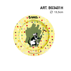G-Rollz | Banksy's Graffiti popelník Rat Cover Up, krysa, 1ks