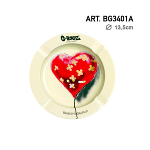 G-Rollz | Banksy's Graffiti popelník, srdce, 1ks