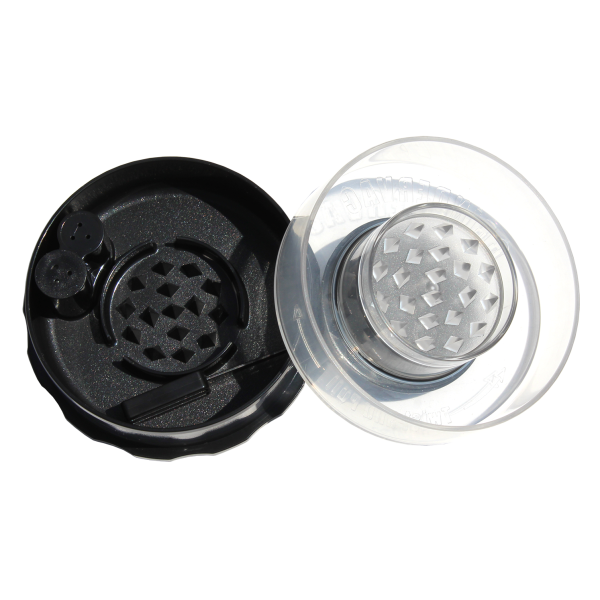 TightVac GrinderVac podtlaková přenoska s drtičkou, 60 ml, průhledná