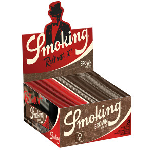 Papírky Smoking Brown King Size, 33 ks v balení | box 50 ks
