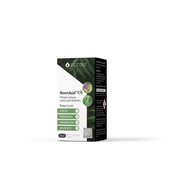 NeemAzal - biologický insekticidní přípravek proti savým a žravým škůdcům, 25 ml