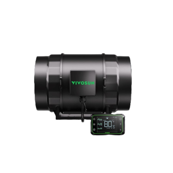 VIVOSUN AeroZesh S4 Inteligentní Inline ventilátor 100mm/355 m3/h