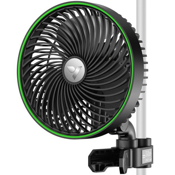 VIVOSUN AeroWave E6 Klipsnový ventilátor s EC motorem,12W/15cm