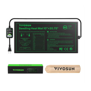 VIVOSUN Heat Mat výhřevná podložka s Dual Digital Display Thermostatem