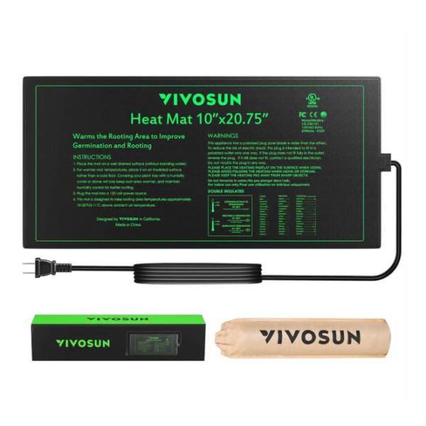 VIVOSUN Durable Heat Mat 20W - velká výhřevná podložka