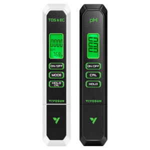 VIVOSUN Combo sada pH +EC metr