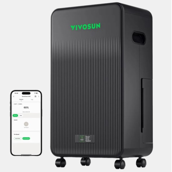 VIVOSUN AeroDrain D12 inteligetní odvlhčovač vzduchu, 12L