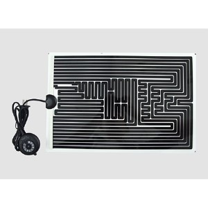 Závěsné topení a vyhřívací podložka s regulací výkonu, 52W,  28x53cm