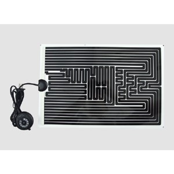 Závěsné topení a vyhřívací podložka s regulací výkonu, 52W,  28x53cm