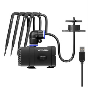 VIVOSUN FlexFeed Drip Kit 4W, kompletní sada s čerpadlem a kapkovači