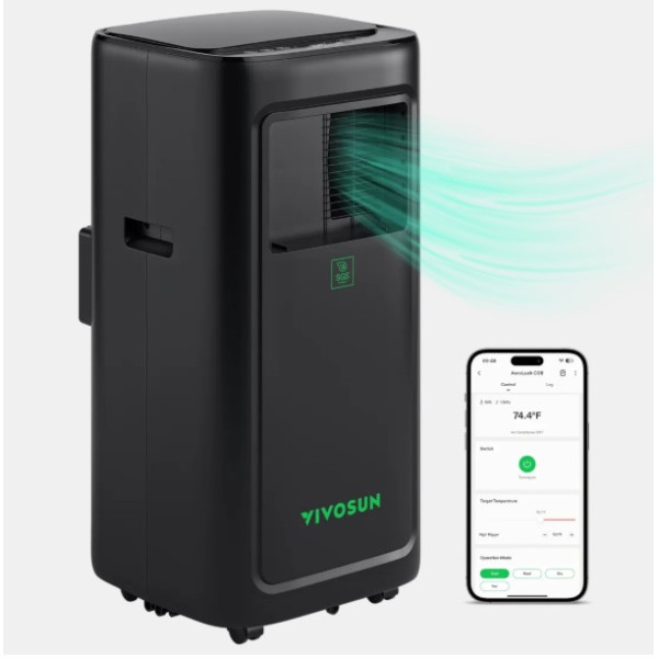 VIVOSUN AeroLush C08 Intelligent Air Conditioner - inteligentní wifi klimatizace 4v1