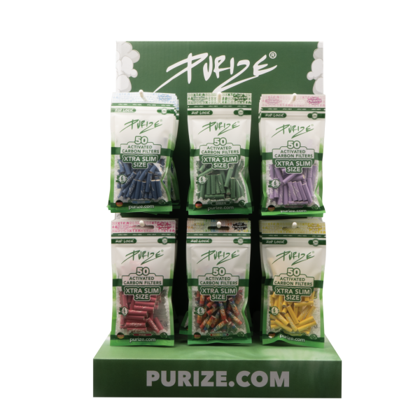 PURIZE® DISPLAY - medium, plný prodejní displej, varianta 1