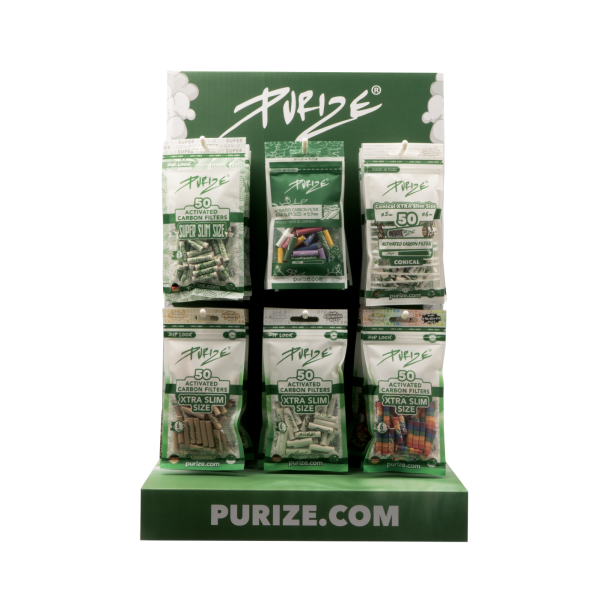 PURIZE® DISPLAY - medium, plný prodejní displej, varianta 2