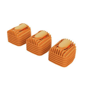 Chladicí jednotka pro vaporizér VEAZY, Inspiring Orange, 3 ks