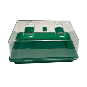 Plastový skleník FAIR PROPAGATOR s ventilací, 38x25x19cm