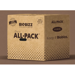 BioBizz All-Pack Indoor 250ml, celkový objem 1,5L