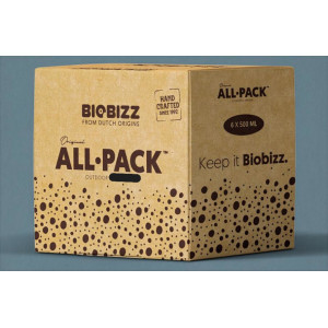BioBizz All-Pack Outdoor 500ml, celkový objem 3L